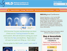 Tablet Screenshot of nild.org